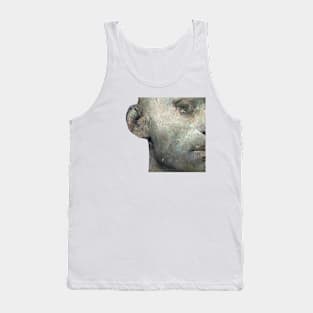 Portrait fragment art traditional oil painting Tank Top